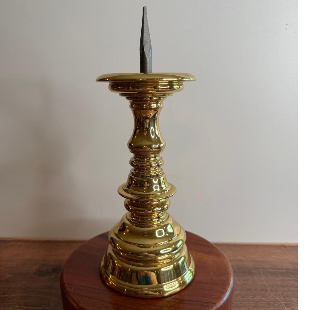Vintage Baldwin Brass Candlestick Holder Heavy Taper Candle Holder